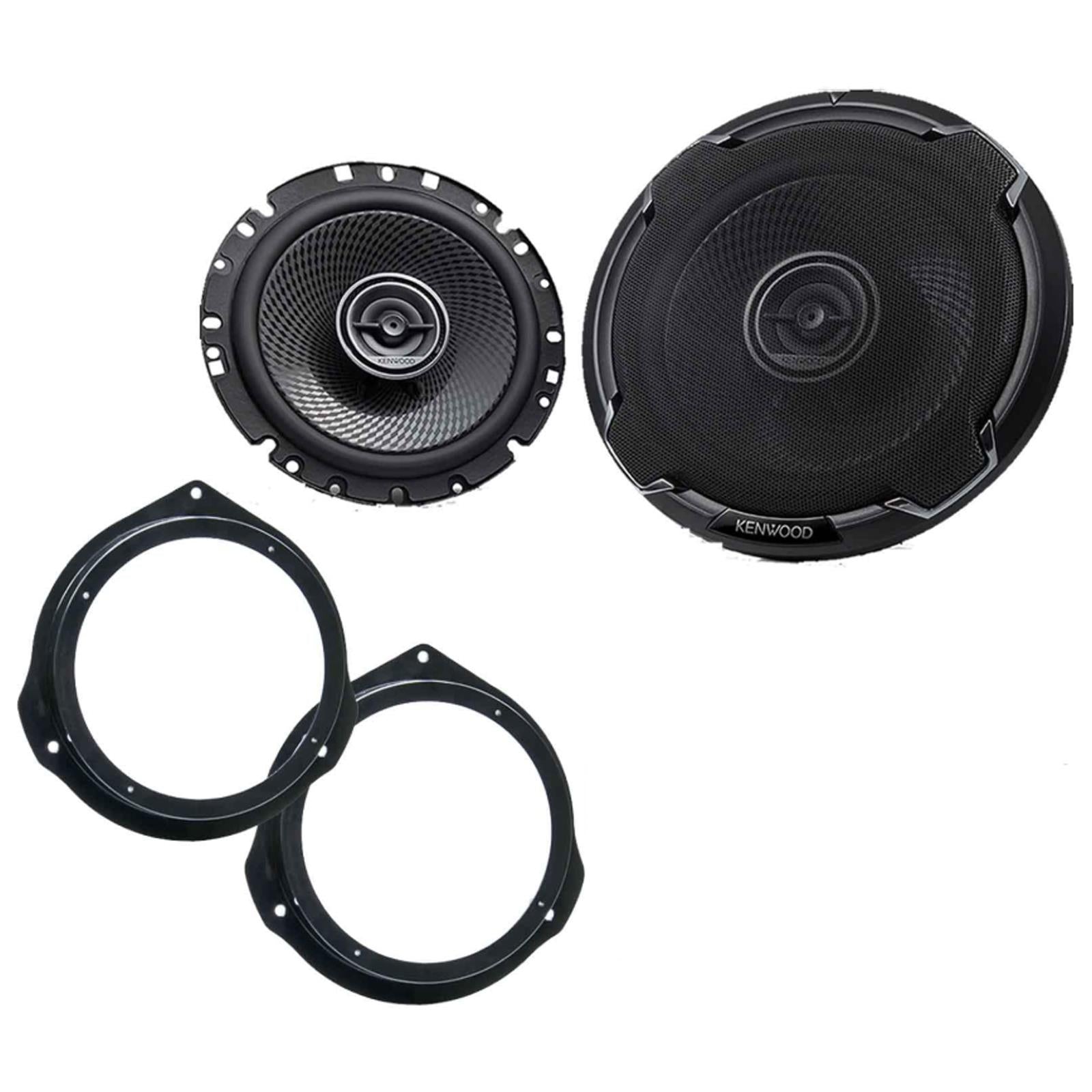 Mercedes C Class 07-14 Kenwood 17cm 6-1/2" 330 W 2 Way Front Door Car Speakers
