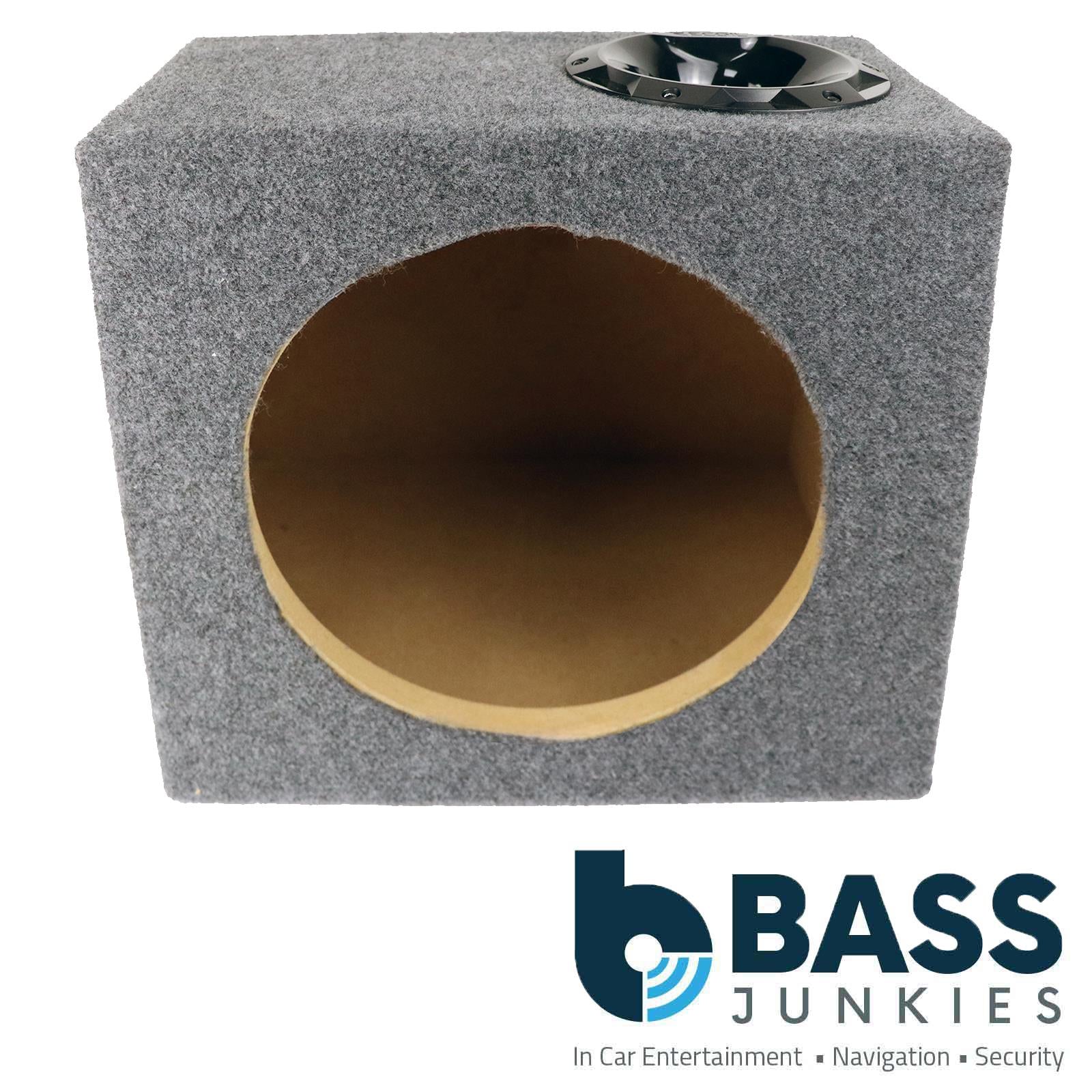 Recoil SUB12PG - Single 30cm 12" Inch Ported Grey Carpet Car Subwoofer Bass Box