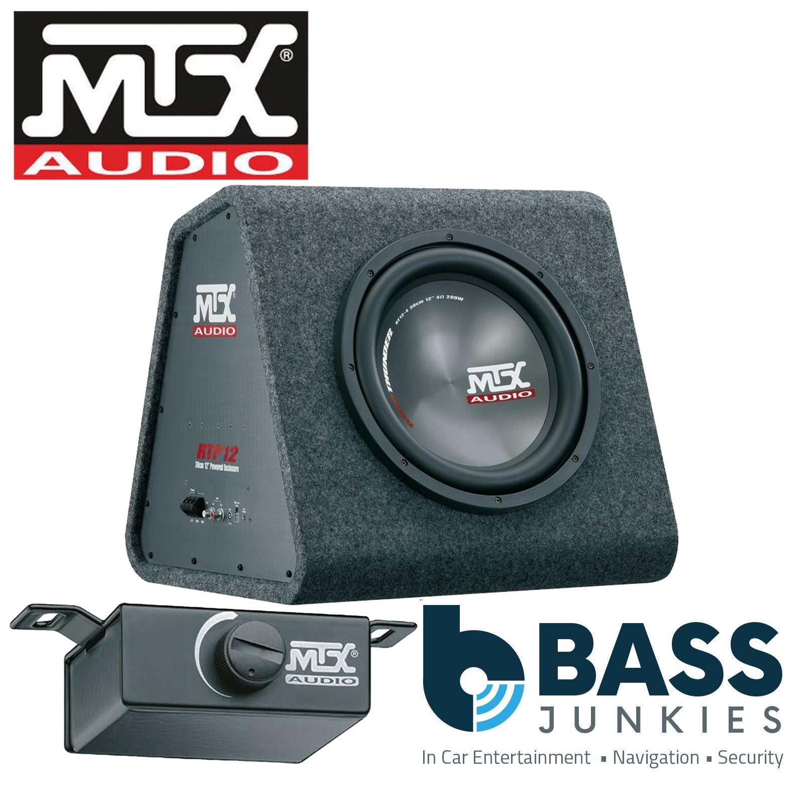 MTX RTP12 - Road Thunder 660 Watts 12" Amplified Car Bass Box Sub Enclosure