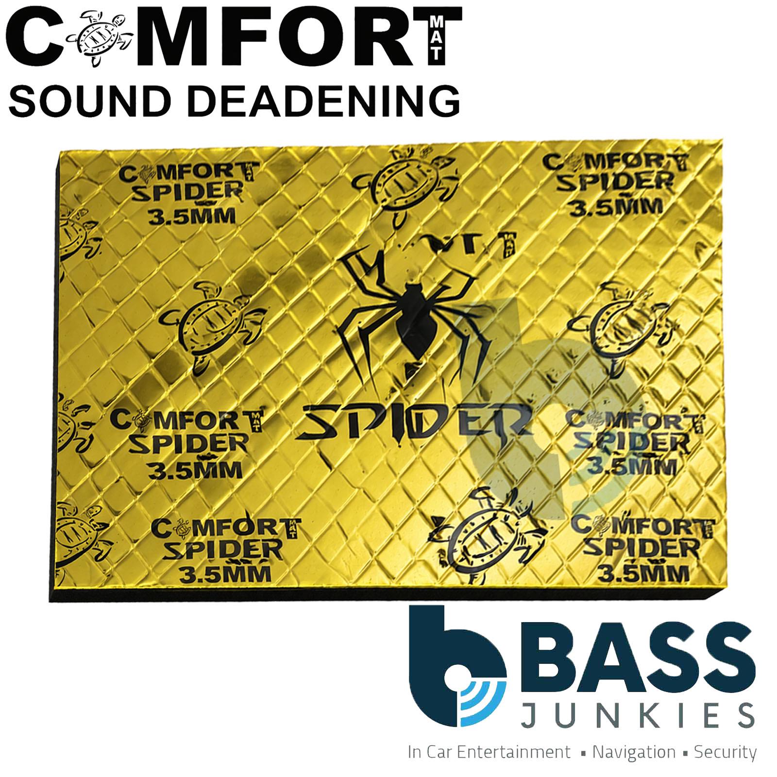 Comfort Spider - 10 Sheets 3.5mm 500x700mm Sound Deadening Mat Kit