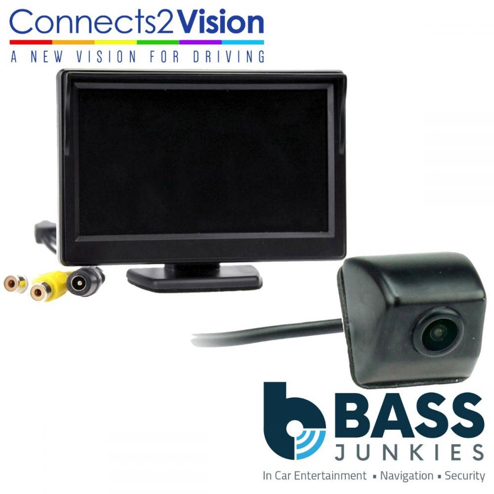 Connects2 CAM-24 Universal Car Van Rear Colour Reverse Camera & 5