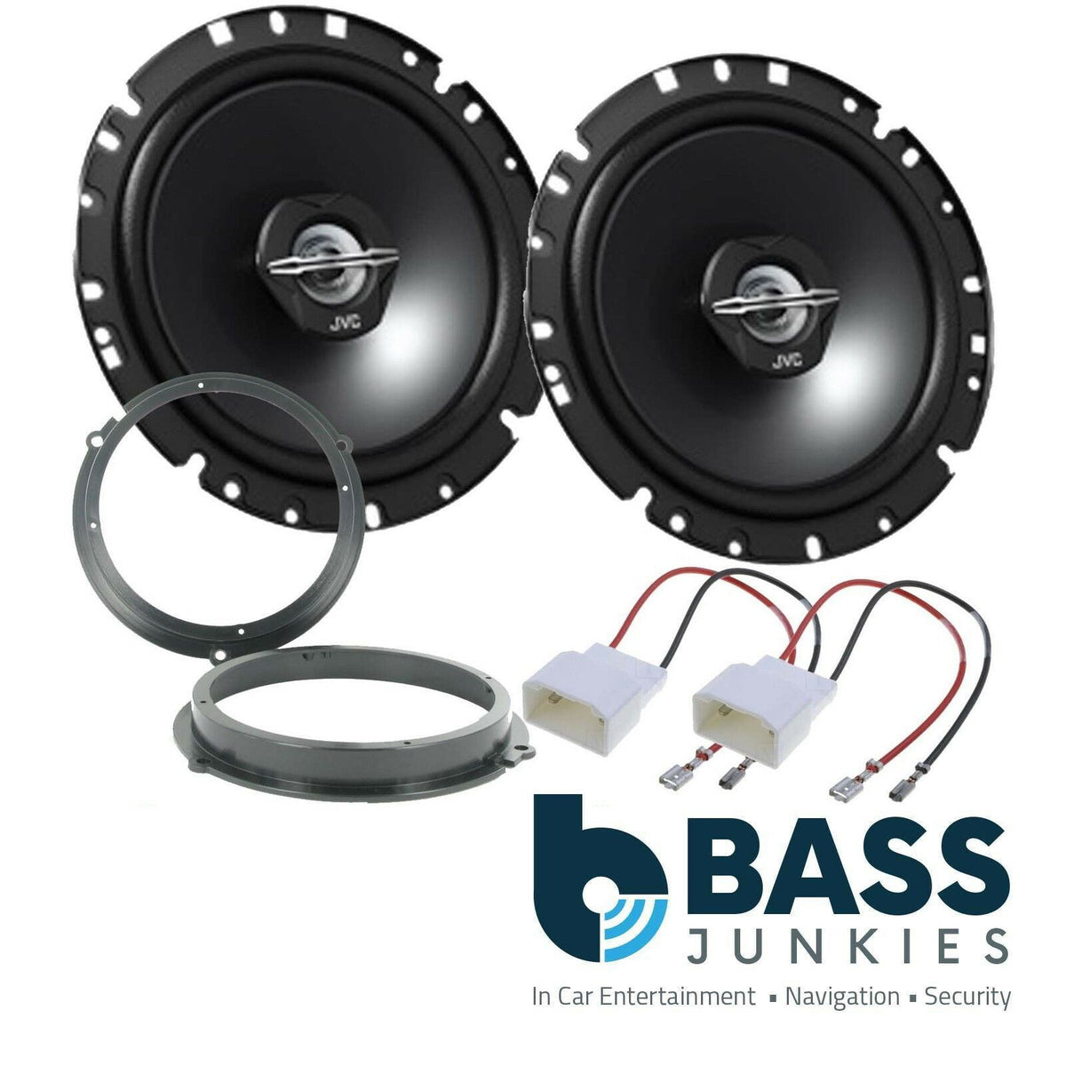 VW Transporter T7 2025 On JVC 600 Watts Front Door Car Speakers Upgrade Kit