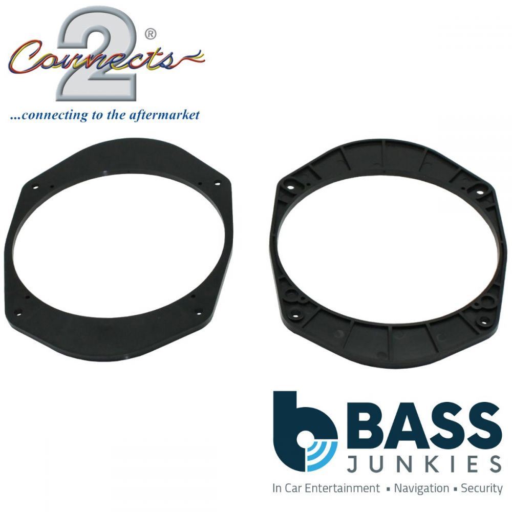 Connects2 CT25FD05 - Ford Mondeo Transit Fusion 165mm 6.5" Front or Rear Car Speaker Adapter Brackets