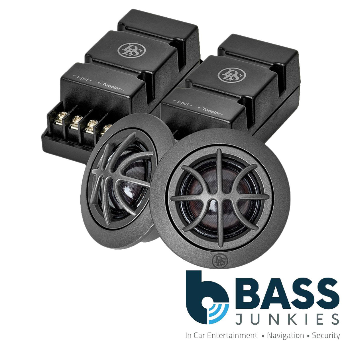 DLS Reference RCS25 1" 160 Watts Silk Dome Car Audio Tweeter Upgrade Kit