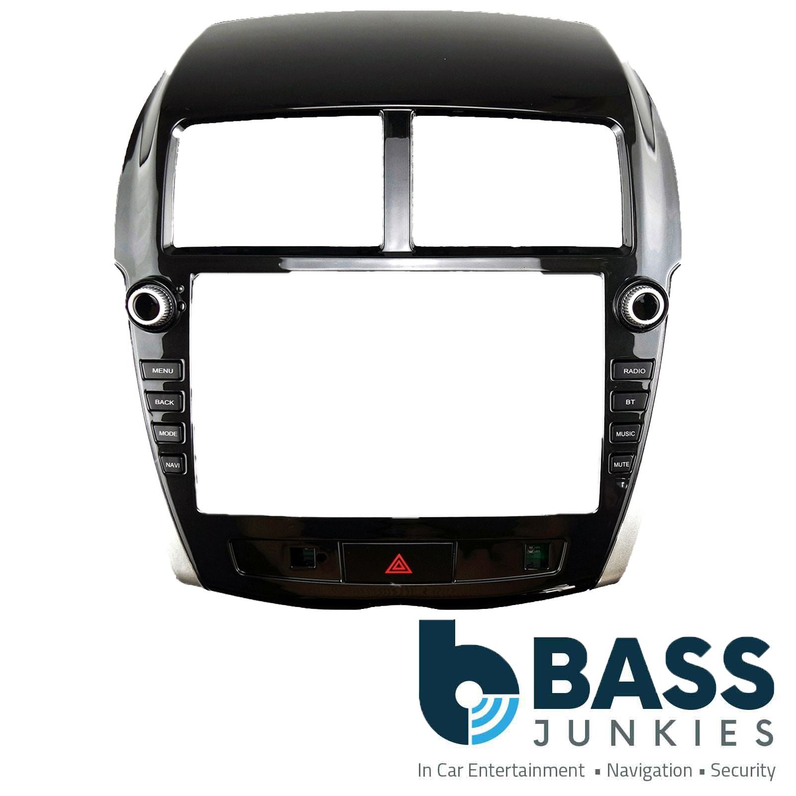 For Mitsubishi ASX Black 2013-18 Fascia Panel Interface for 9" Android Car Radio