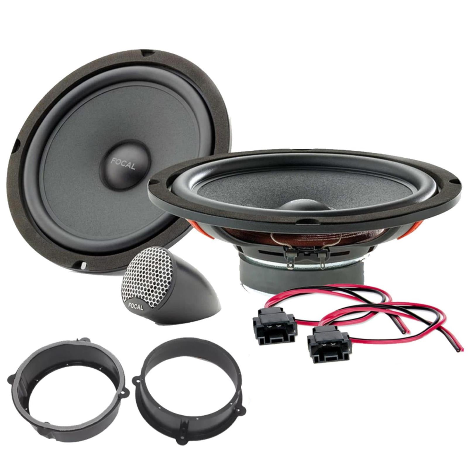 Front Door Component Car Speaker Upgrade Kit fit Audi TT-07-14 MK2 Focal 8" 320W