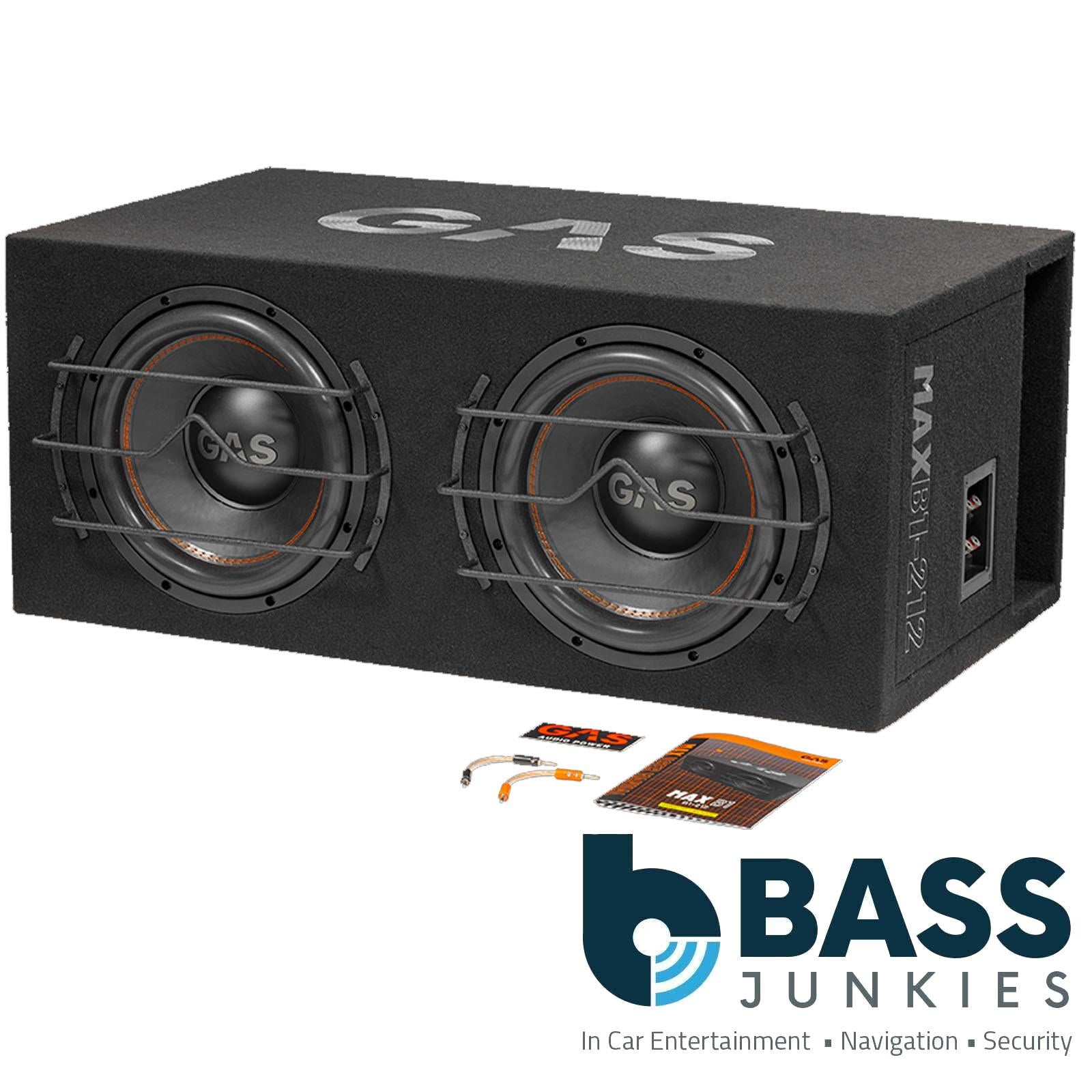Gas MAD B1-212 - 3400 Watts 12 Inch 30cm Double Vented Enclosure Car Subwoofer