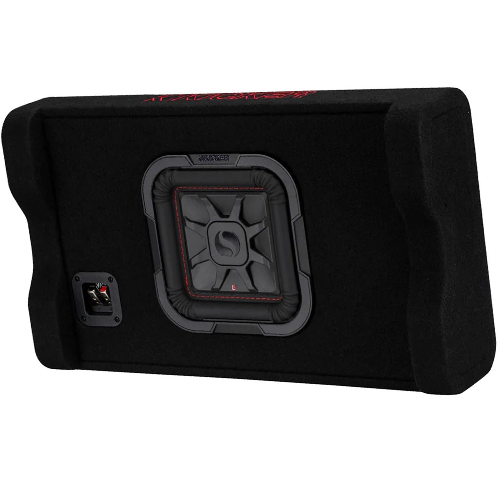 Kicker 49L7TDF122 - 1200W 12" L7T Down Firing Car Subwoofer Enclosure 2 Ohm