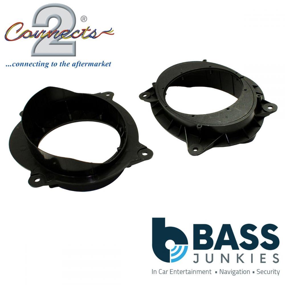 Connects2 CT25TY04 - Toyota Hilux 165mm 6.5" Car Speaker Adapter Brackets