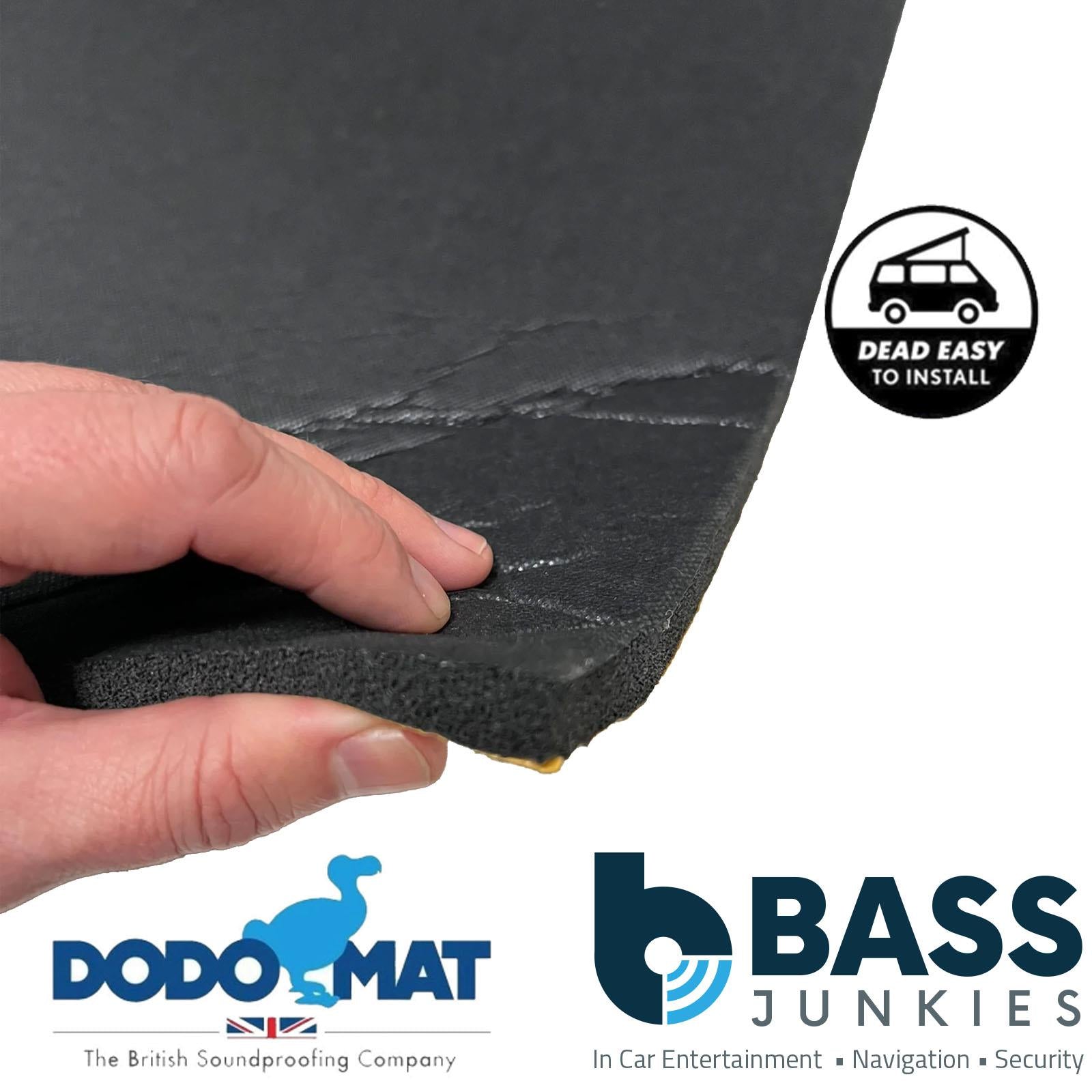 Dodo DOD-BONNETLINER-PRO - Bonnet Acoustic Foam Liner Black Cloth 1.2m x 1m
