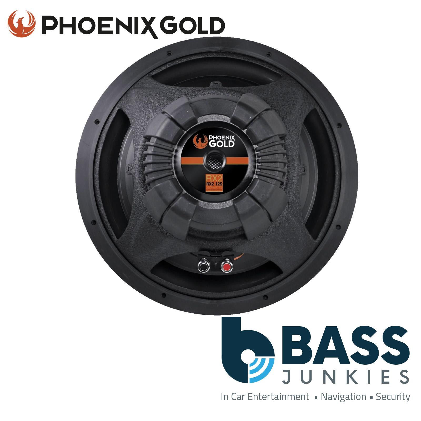 Phoenix Gold RX212S - 12" inch 400 Watts Single Voice Coil 4-Ohm Car Subwoofer