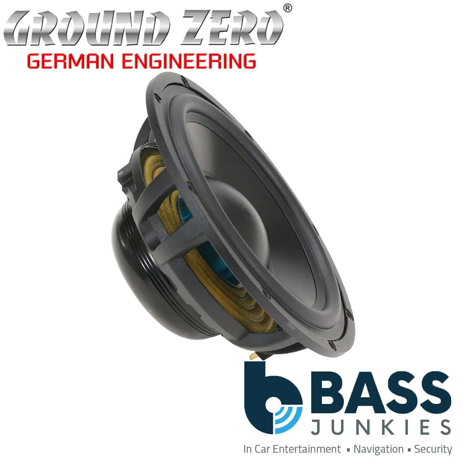 GROUND ZERO GZUK 165SQ 180 Watts 6.5″ Sound Quality Midwoofer