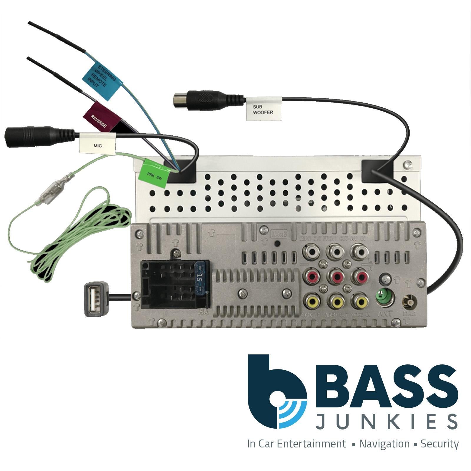 Kenwood DMX129DAB 6.8" Bluetooth DAB+ Touchscreen Mechless Android Car Stereo