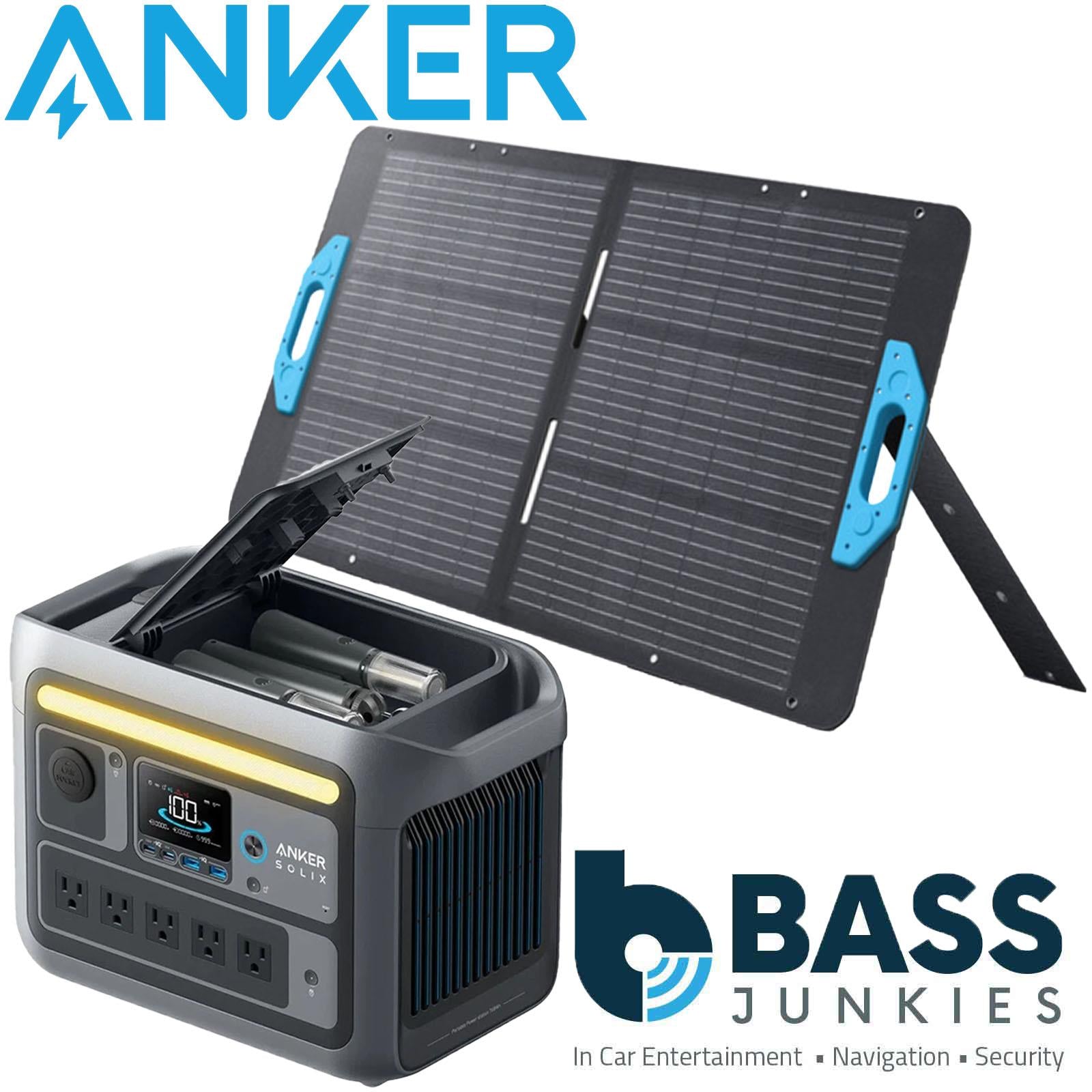 Anker SOLIX C800 Plus + PS100 - Portable Power Station & 100W Solar Panel