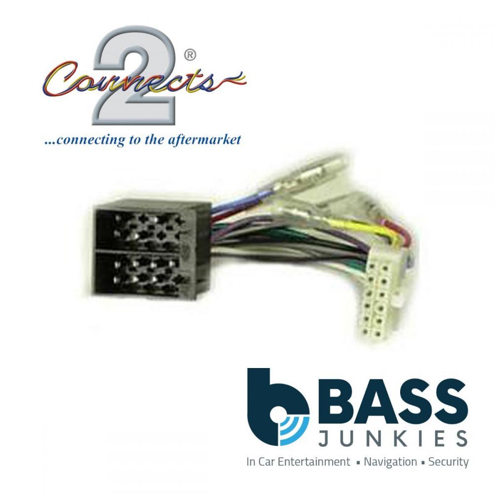 Connects2 CT21CL01 - Clarion 12 PIN Car Stereo Radio ISO Wiring Harness Lead Cable