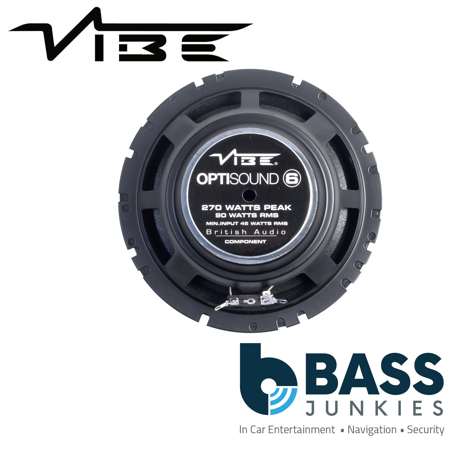 VIBE OPTIVWT6-V9 6.5 Inch 2-Way VW T6 Speaker Upgrade Custom Fit Speaker Kit