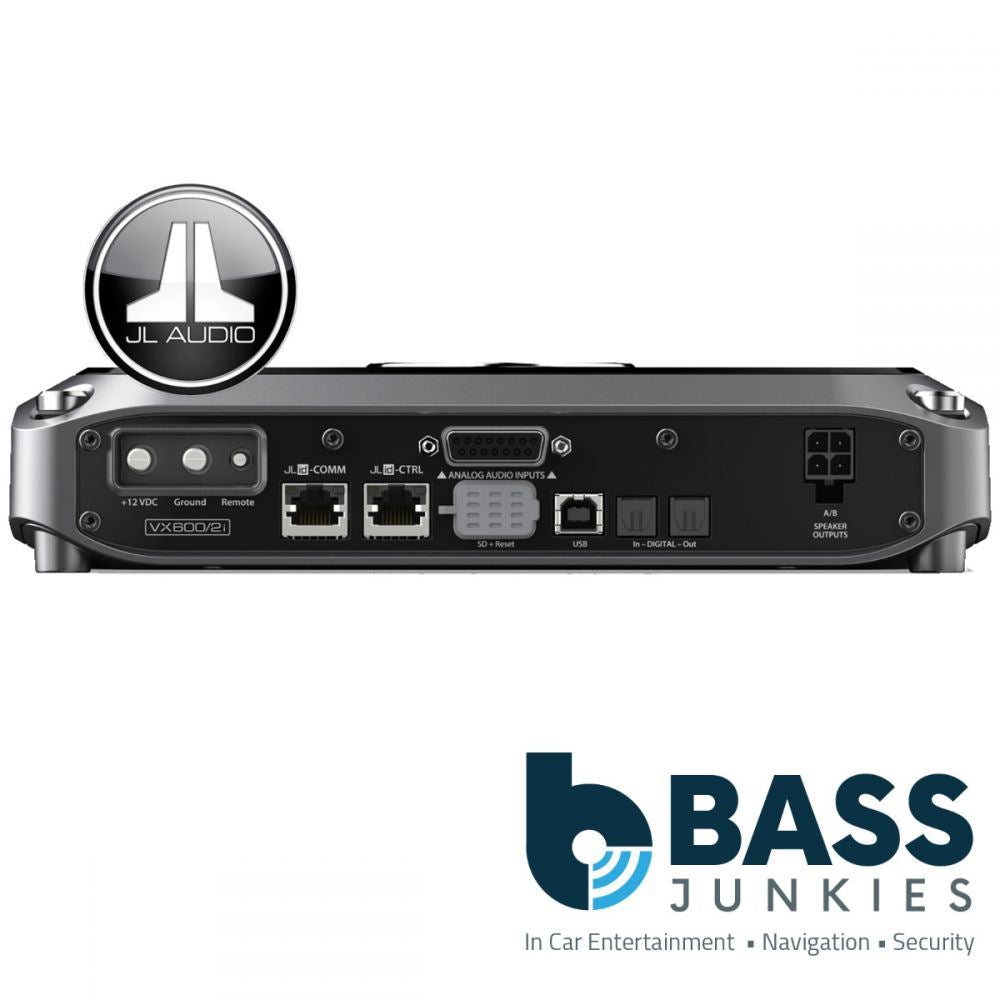 JL Audio VX600/2I 600 Watts 2-Channel Class D Car Amplifier with Integrated DSP