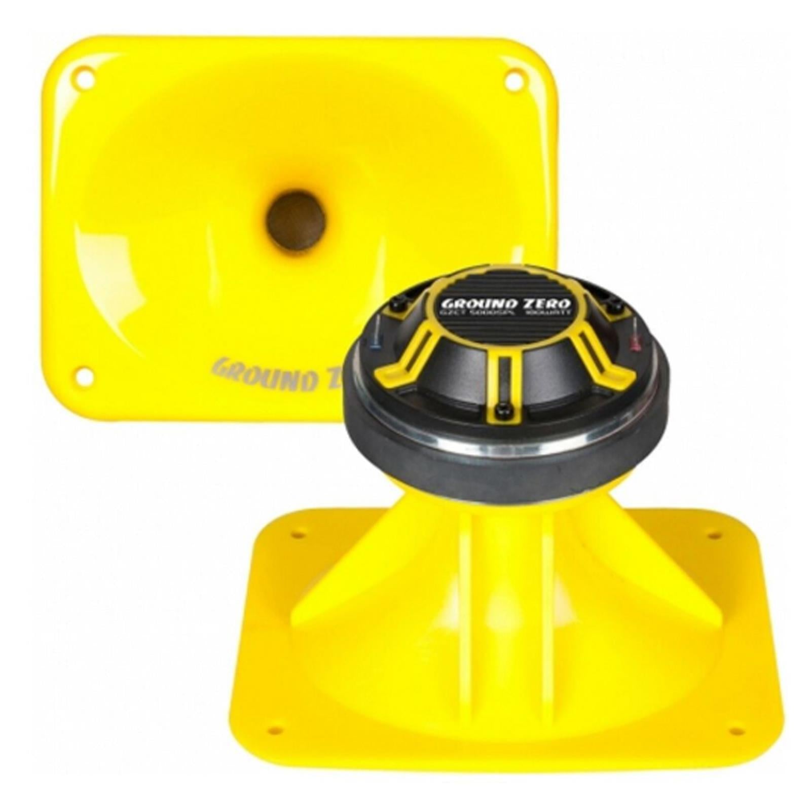 Ground Zero GZCT 5000SPL - 20 x 15 cm 8" x 5.9" 360W Car Speaker Tweeters Pair