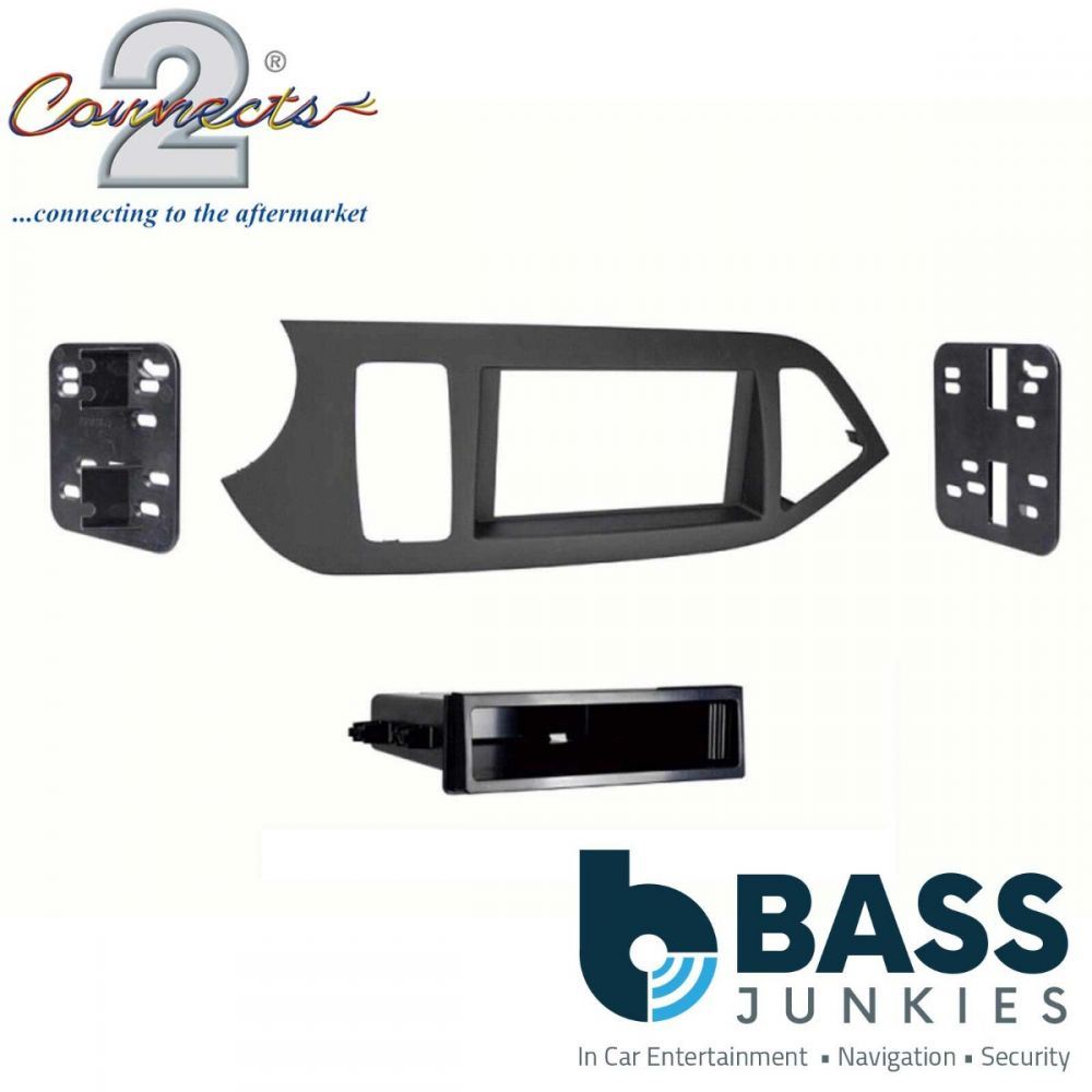 Connects2 CT24KI27L - Kia Picanto 2015 Onwards Single Double Din Fascia Panel