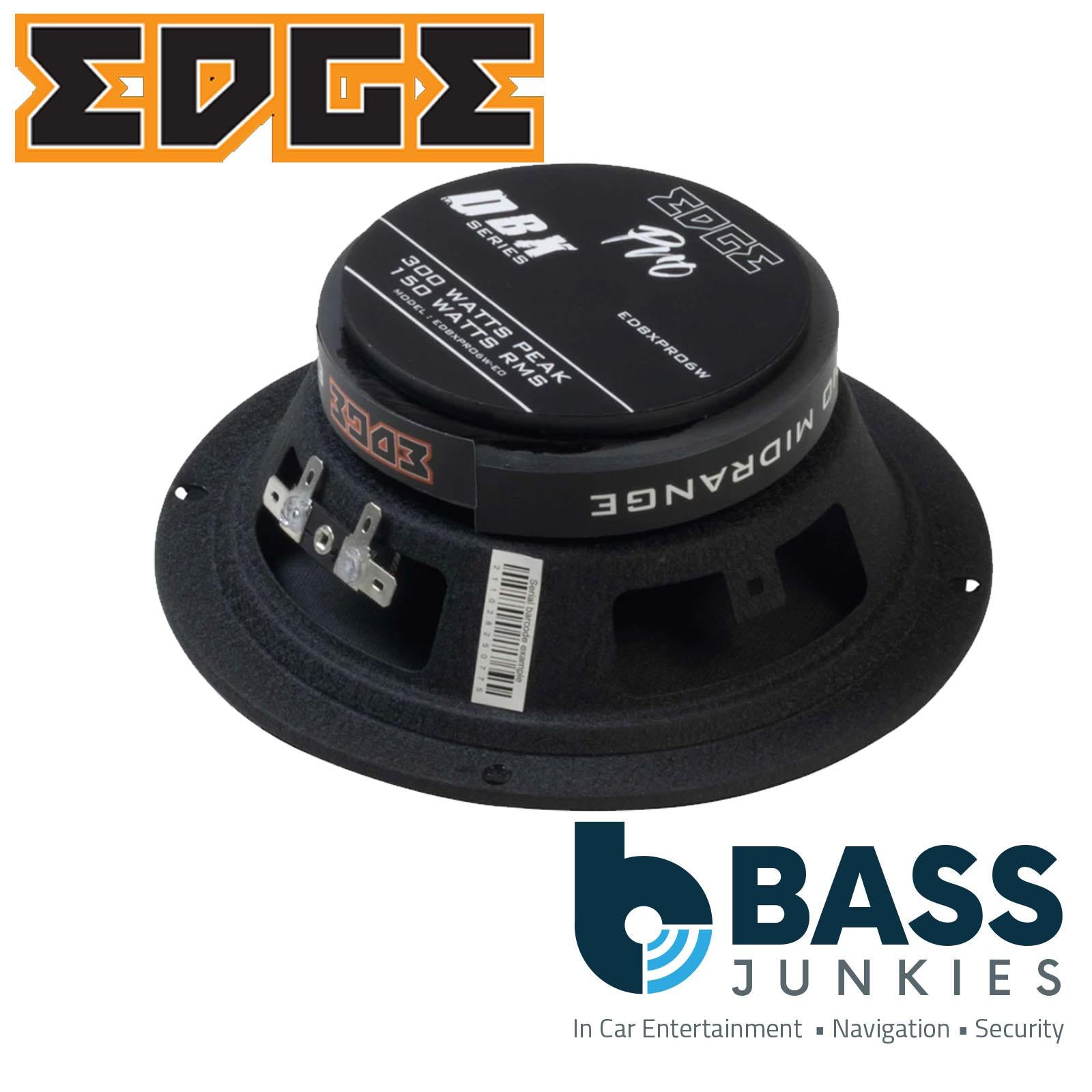 EDGE EDBXPRO6W-E0 Extreme series 6 inch Car Midrange, Wideband Edition - Pair