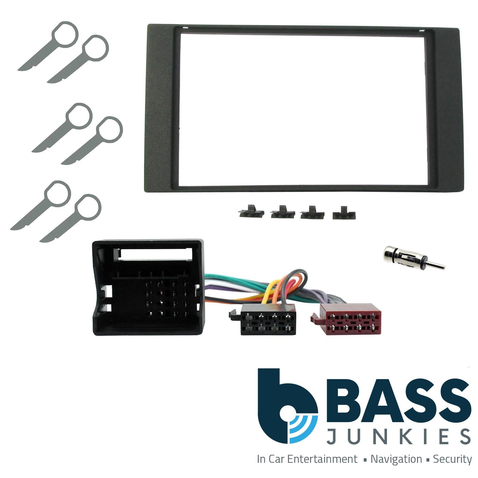 Connects2 Double Din Stereo fitting kit for Ford Focus 2004-2007 | Fusion 2005-2012 | C-Max 2003-2010 Vehicle Specific Stereo Screen None Steering Controls Fitting Kit