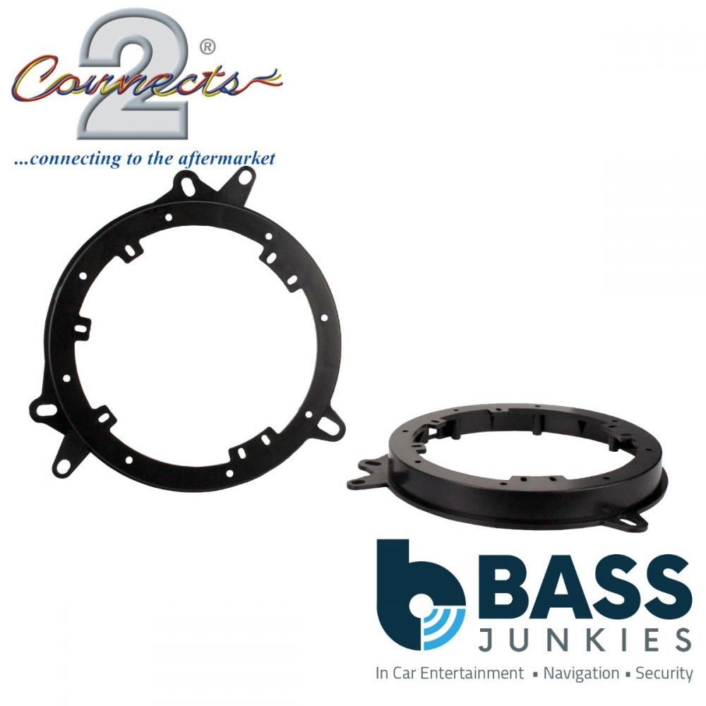 Connects2 CT25TY16 - Toyota 4Runner Highlander Prius RAV4 165mm 6.5" Front & Rear Car Speaker Adapter Brackets
