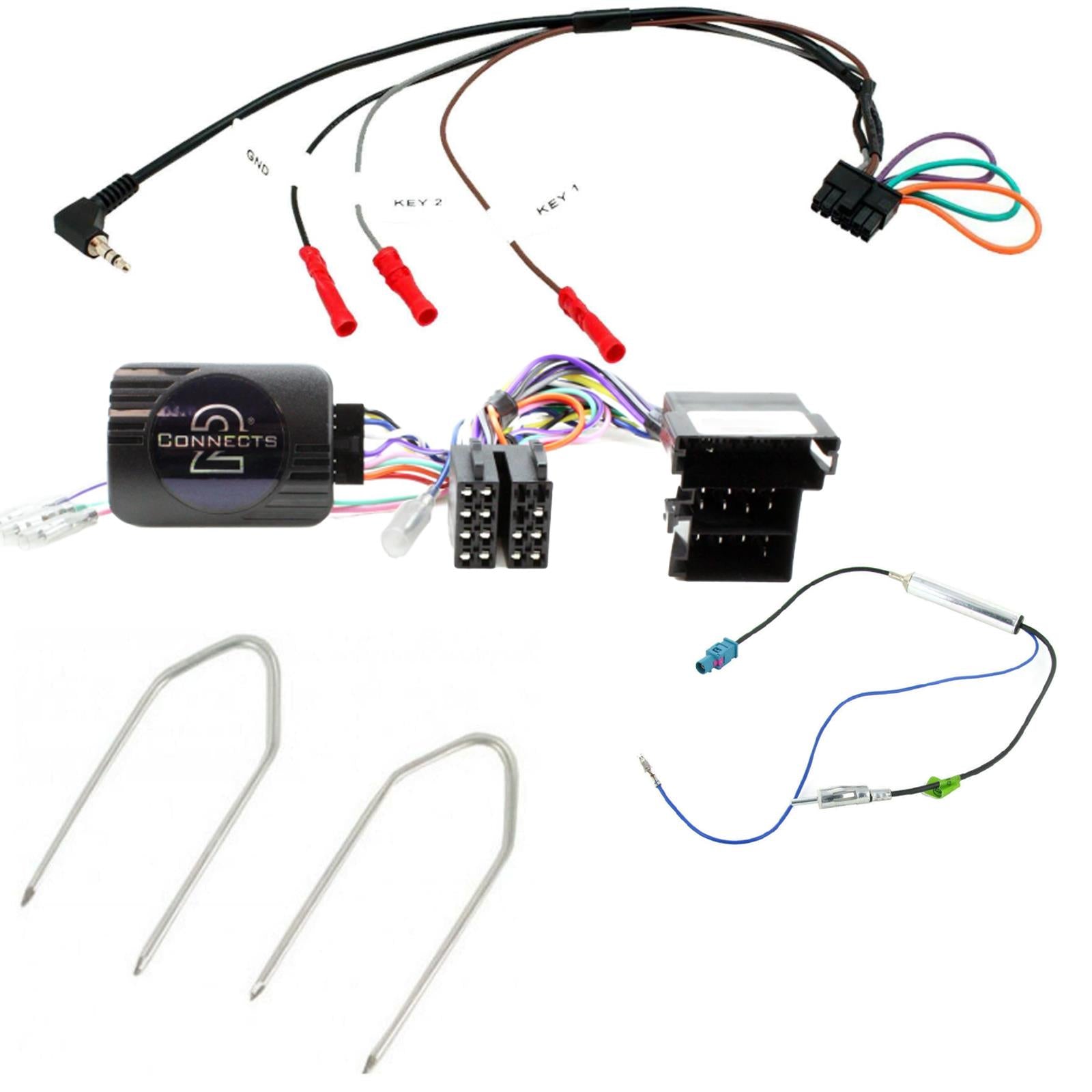 Citroen Berlingo 2008 On Car Stereo Steering Wheel Interface & Aerial CTSCT003.2