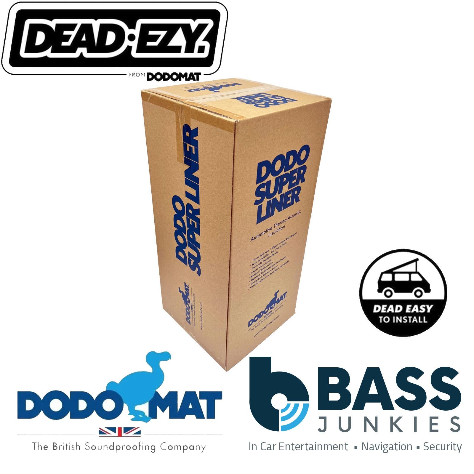 Dodo DOD-SUPER10-ROLL - Car Van 5m Sound Deadening Liner Foam Insulation Self Adhesive Roll