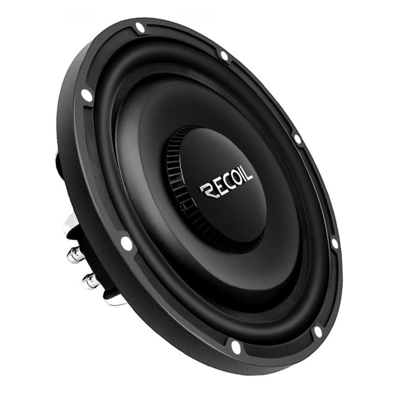 Recoil SXS12D2 - 800 Watts 12" Ultra Slim Shallow Dual 2 Ohm Car Sub Subwoofer