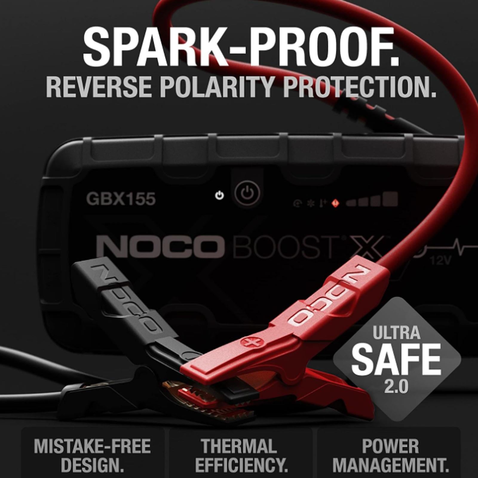 NOCO GBX155 - 4250A UltraSafe Lithium Jump Starter Power Bank USB-C 12V