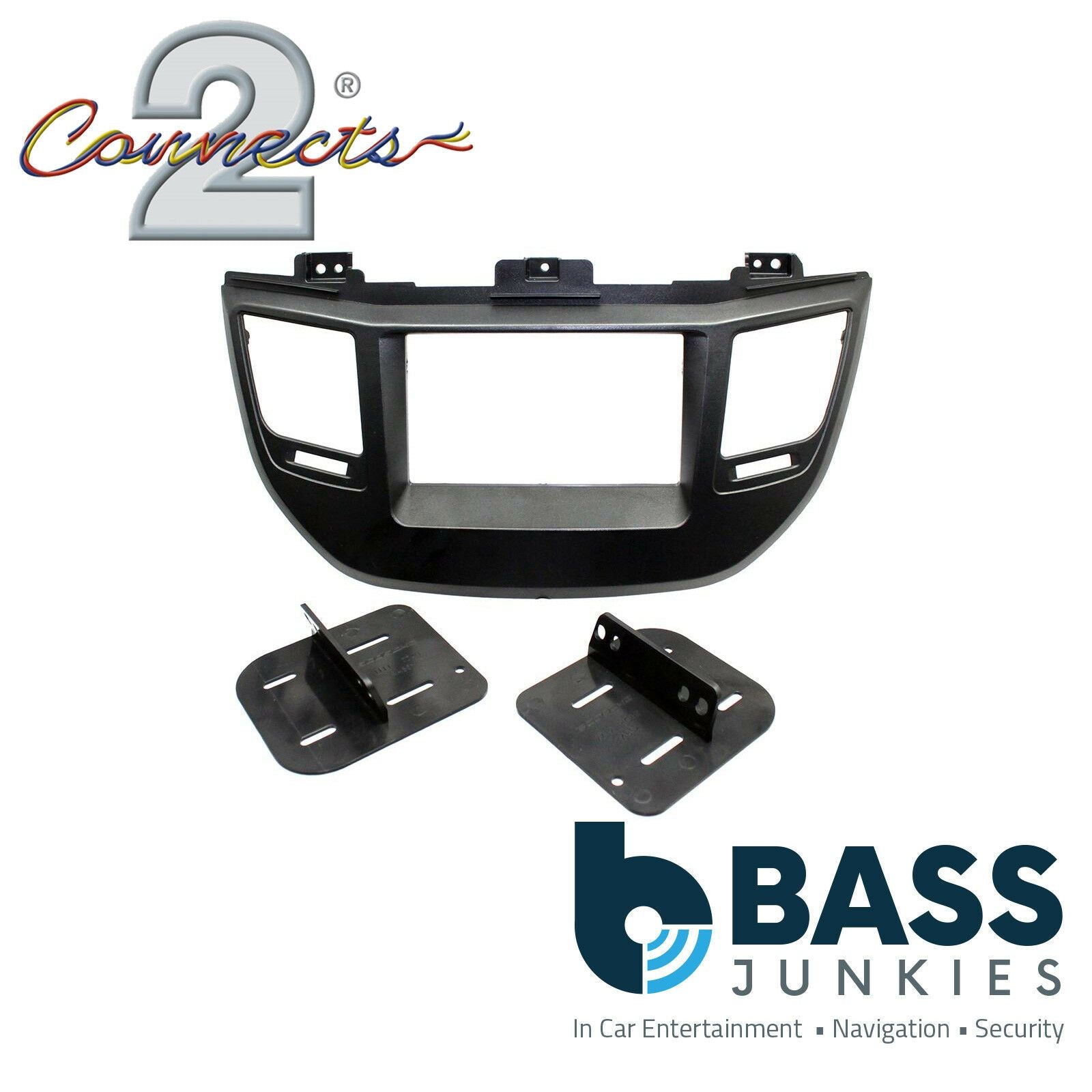 Connects2 CT23HY43L Hyundai Tucson 2015 Onwards LHD Car Stereo Double Din Fascia Panel