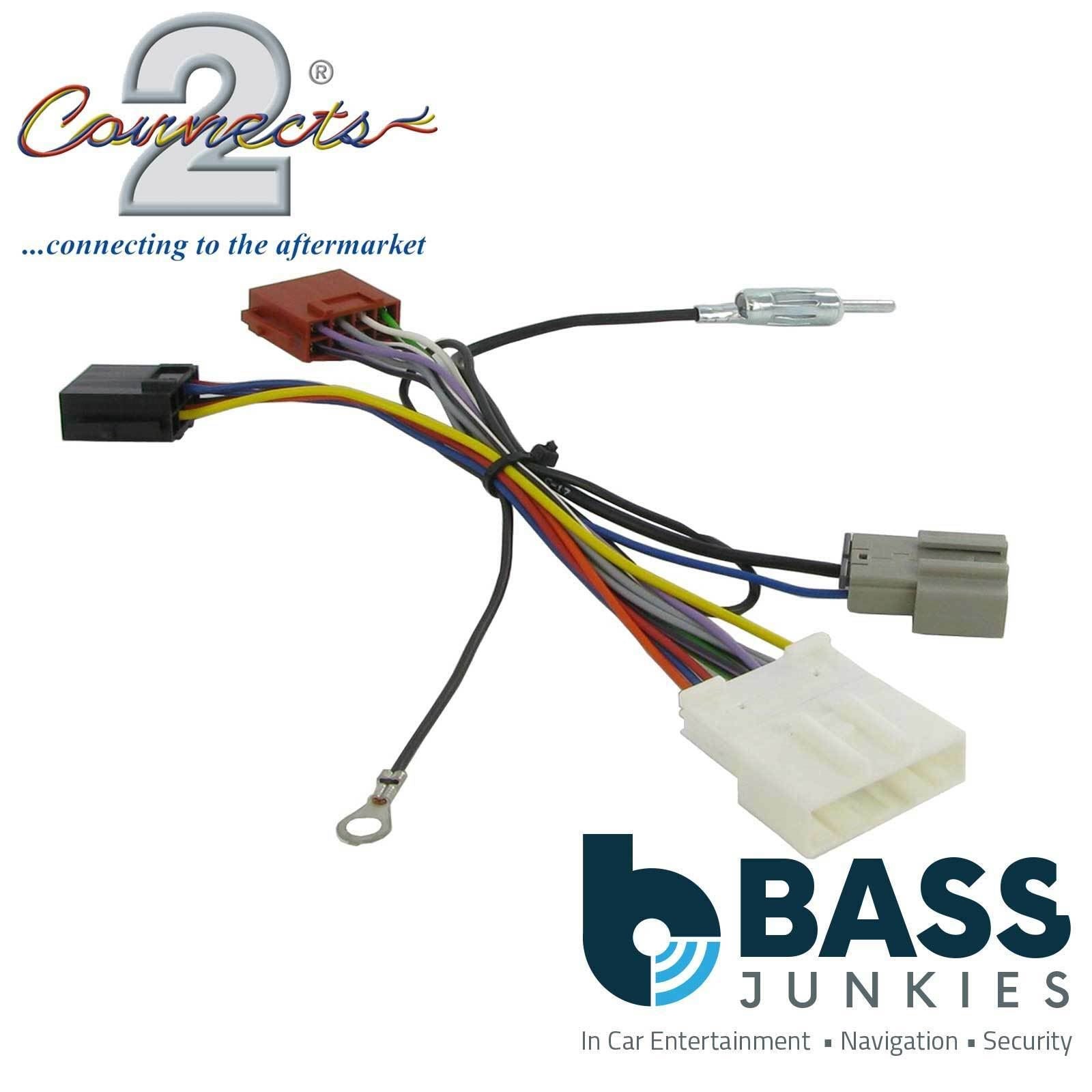 Connects2 CT20NS06 - Nissan Juke Qashqai Car Stereo Radio ISO Harness & Aerial Adapter Lead