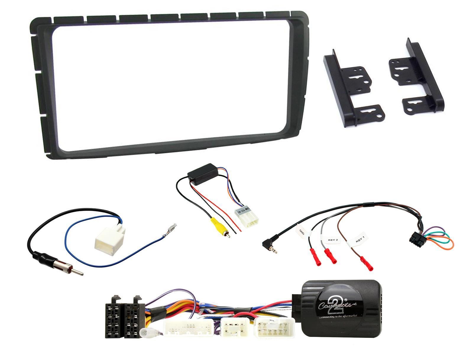 Connects2 CTKTY10 - Toyota Hilux 2012-2015 Double Din Fascia Installation Kit