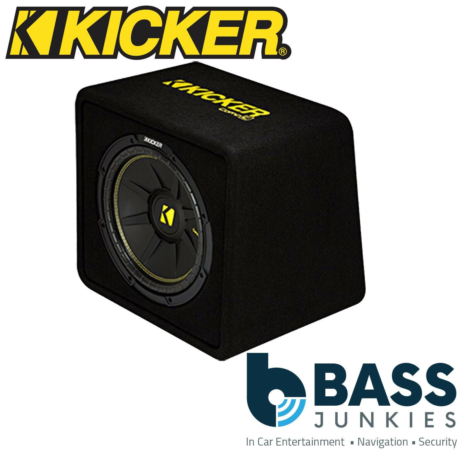 Kicker 44VCWC124 - CompC 12" 30cm 600 Watts 4 Ohm Vented Ported Car Sub Subwoofer Enclosure