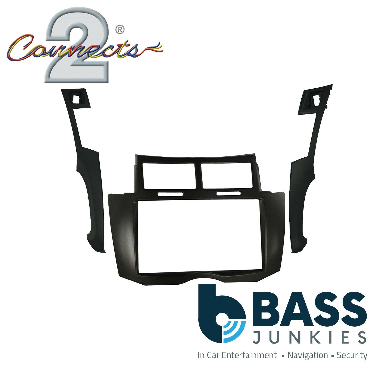 Connects2 CT24TY30 - Toyota Yaris 2007 - 2011 Double Din Fascia Panel
