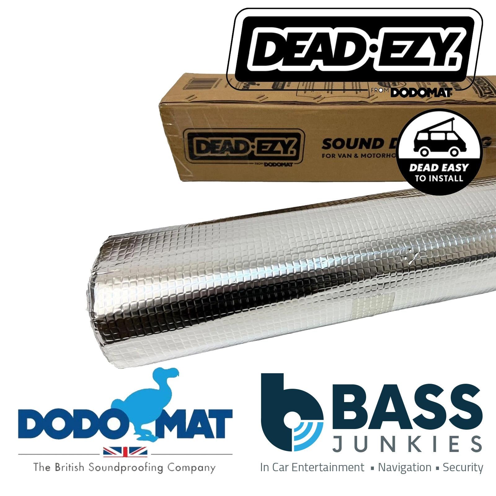 Dodo Mat DEAD-EZY Roll - 5m Roll (2.5sq.m) Sound Deadening Vibration Proofing Mat