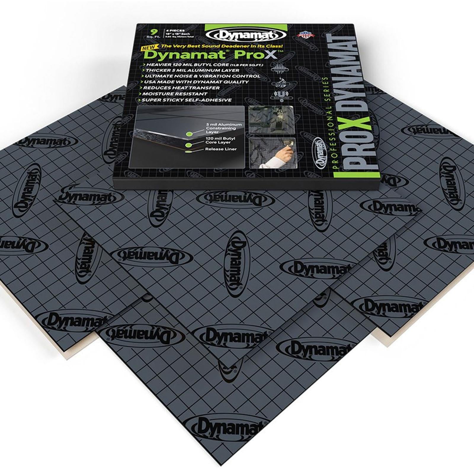 Dynamat Pro X 3.3mm Sound Deadening Kit 0.83m² (9 sq.ft) - 4 Sheets