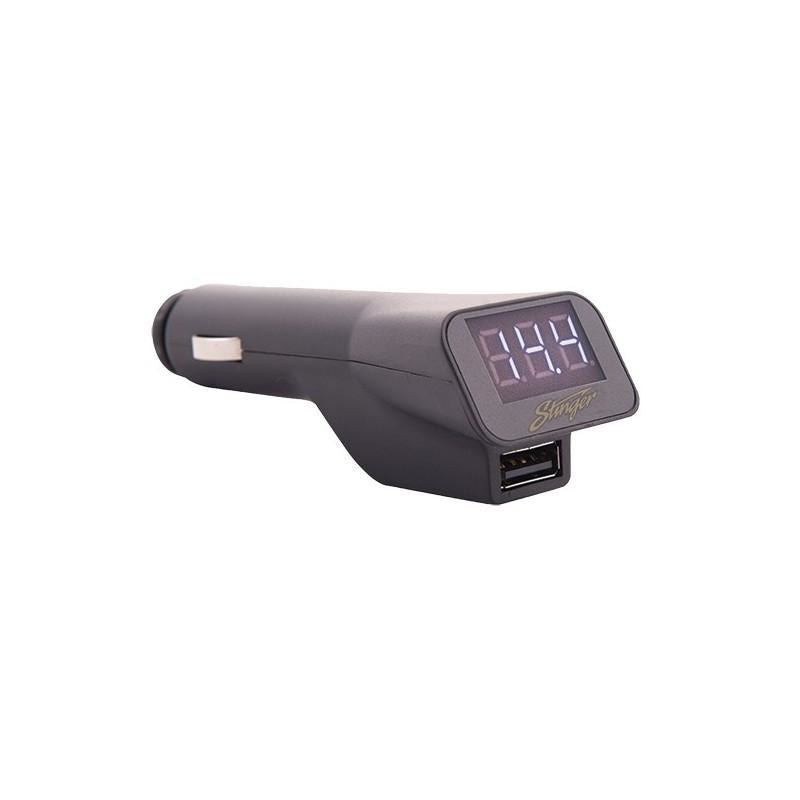 Stinger SGP12 Stinger 12V Cigarette Socket with USB and Voltage Display