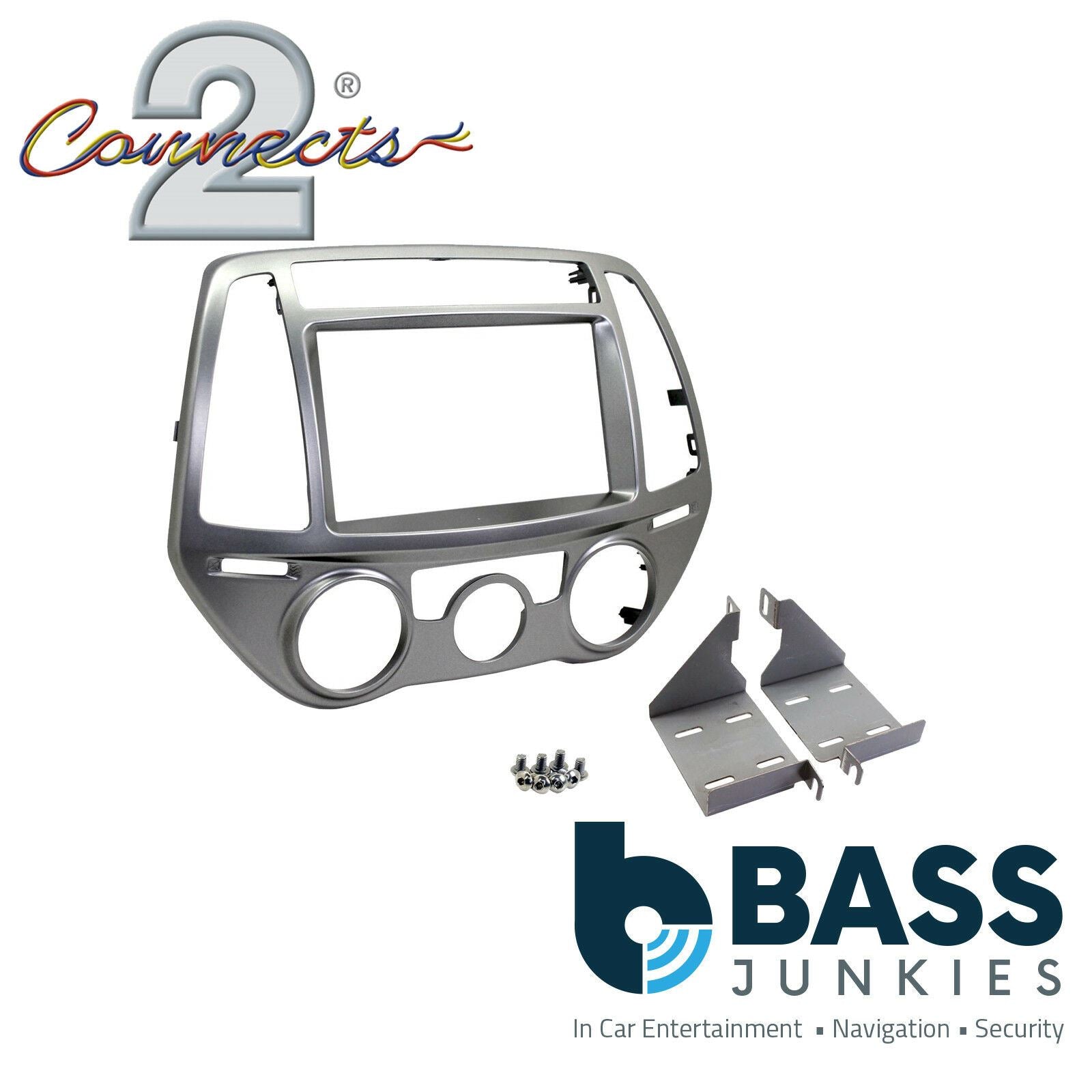 Connects2 CT23HY33 Hyundai i20 2012 Onwards Car Stereo Double Din Fascia Panel