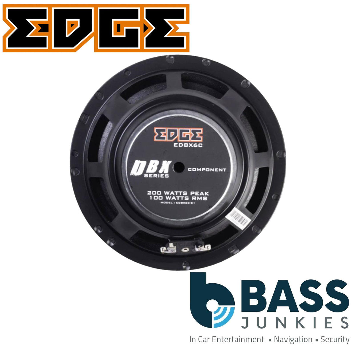 EDGE Street Series EDS6C-E4 - 440 Watts 16.5cm Car Audio Component Speaker Pair