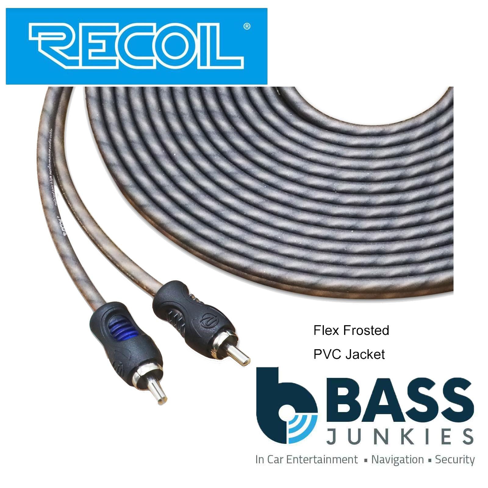 Recoil RCI23 - 1 Meter 2-Channel Oxygen-Free Copper Noise Reduction RCA Phono