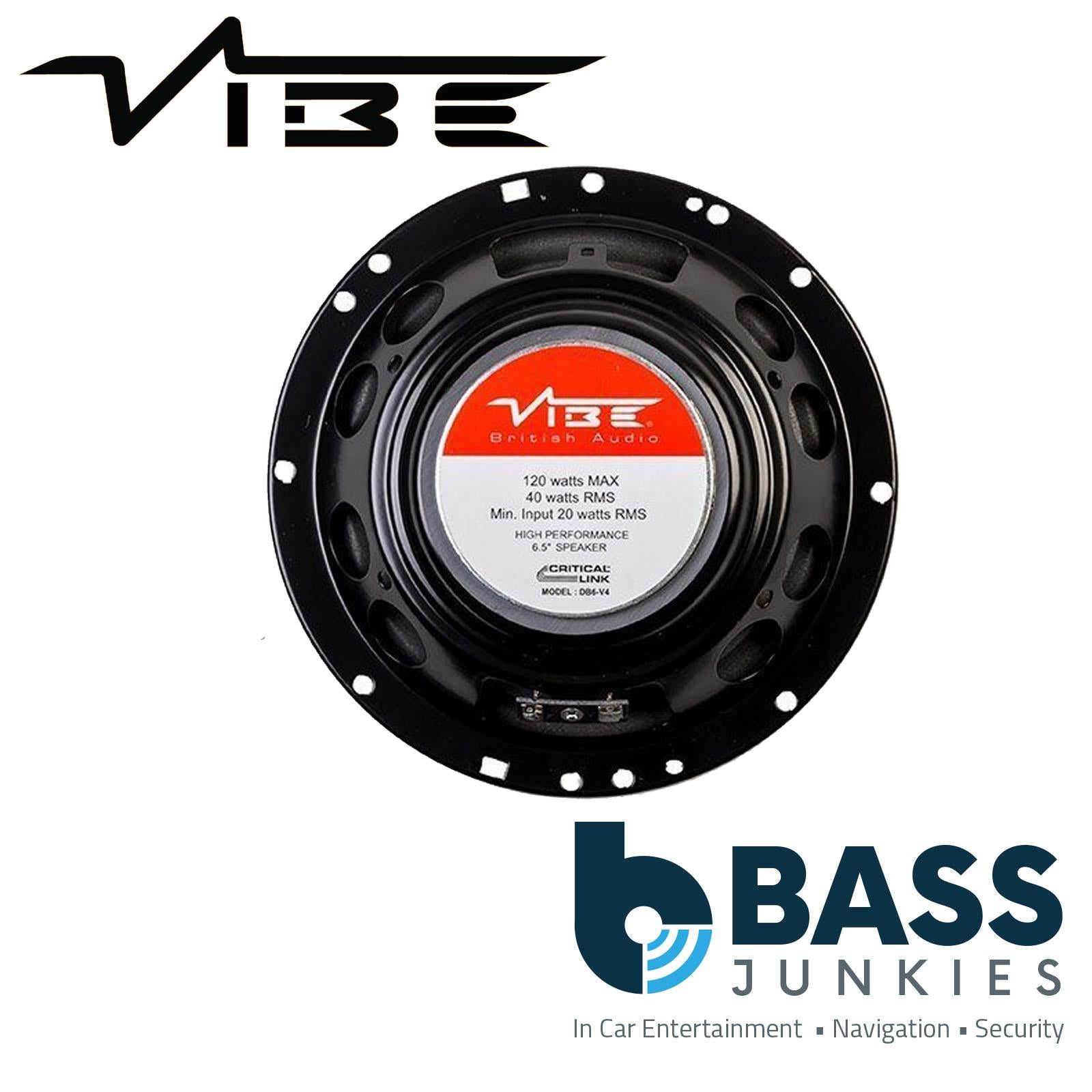 VIBE DB6-V4 Critical Link 6.5 Inch Dual Cone Car Single Speaker Replacement