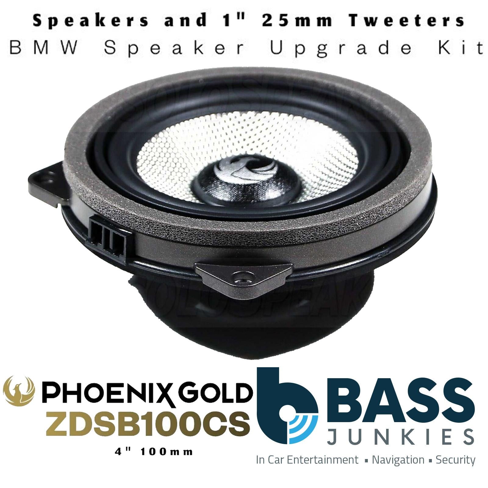 Phoenix Gold - BMW i-Series: i3 (I01), i4 (G26), i8 (I12/I15) Front Door Car Speaker Upgrade Kit Pair