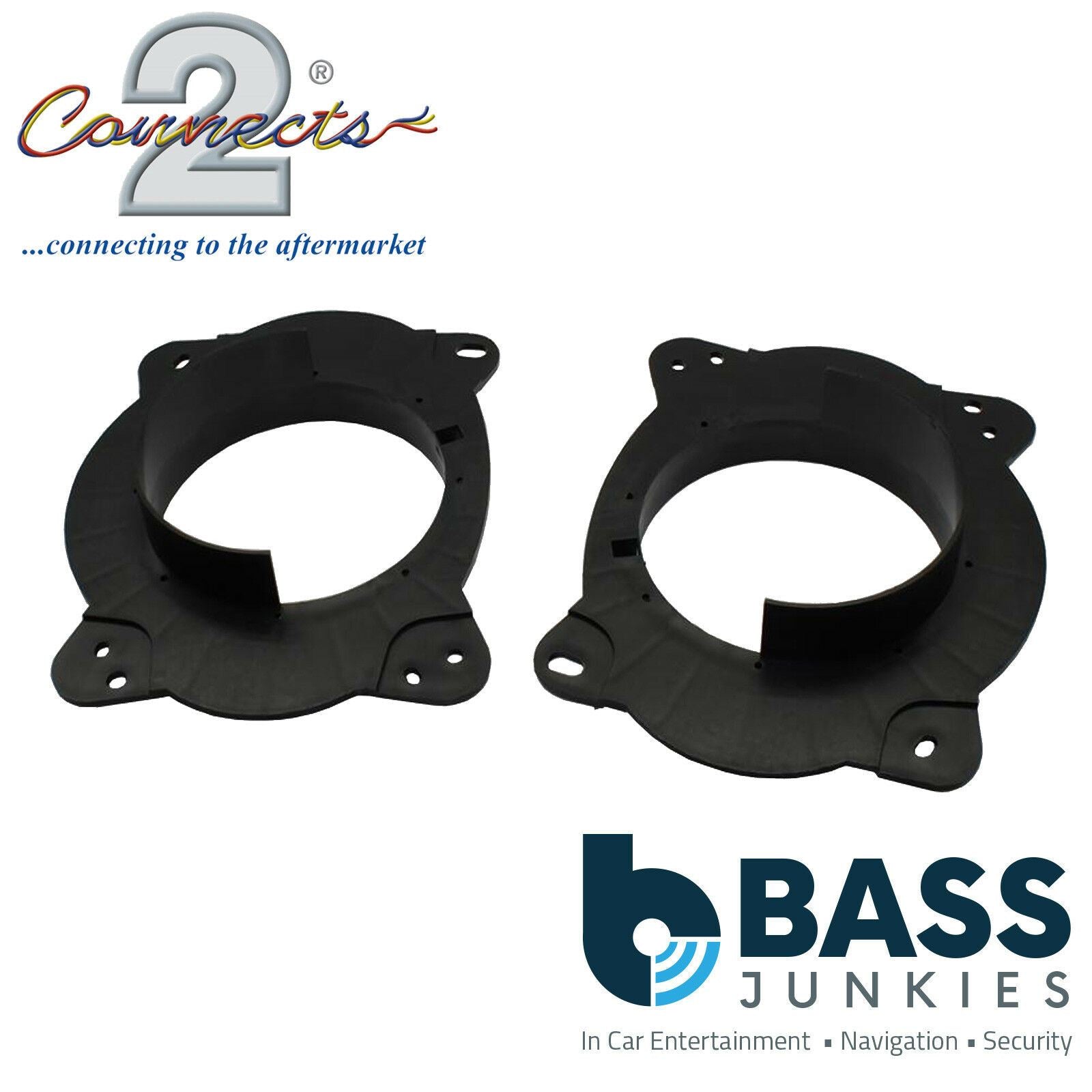 Connects2 CT25TY13 - Toyota Camry Highlander Reisz 165mm 6.5" Car Speaker Adapter Brackets