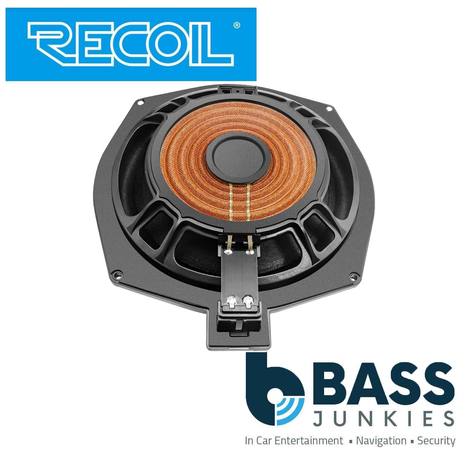Recoil RBMW-8W - BMW 1, 3, 4, 5, 6 Series & X1, X3 Underseat Car Bass Subwoofers