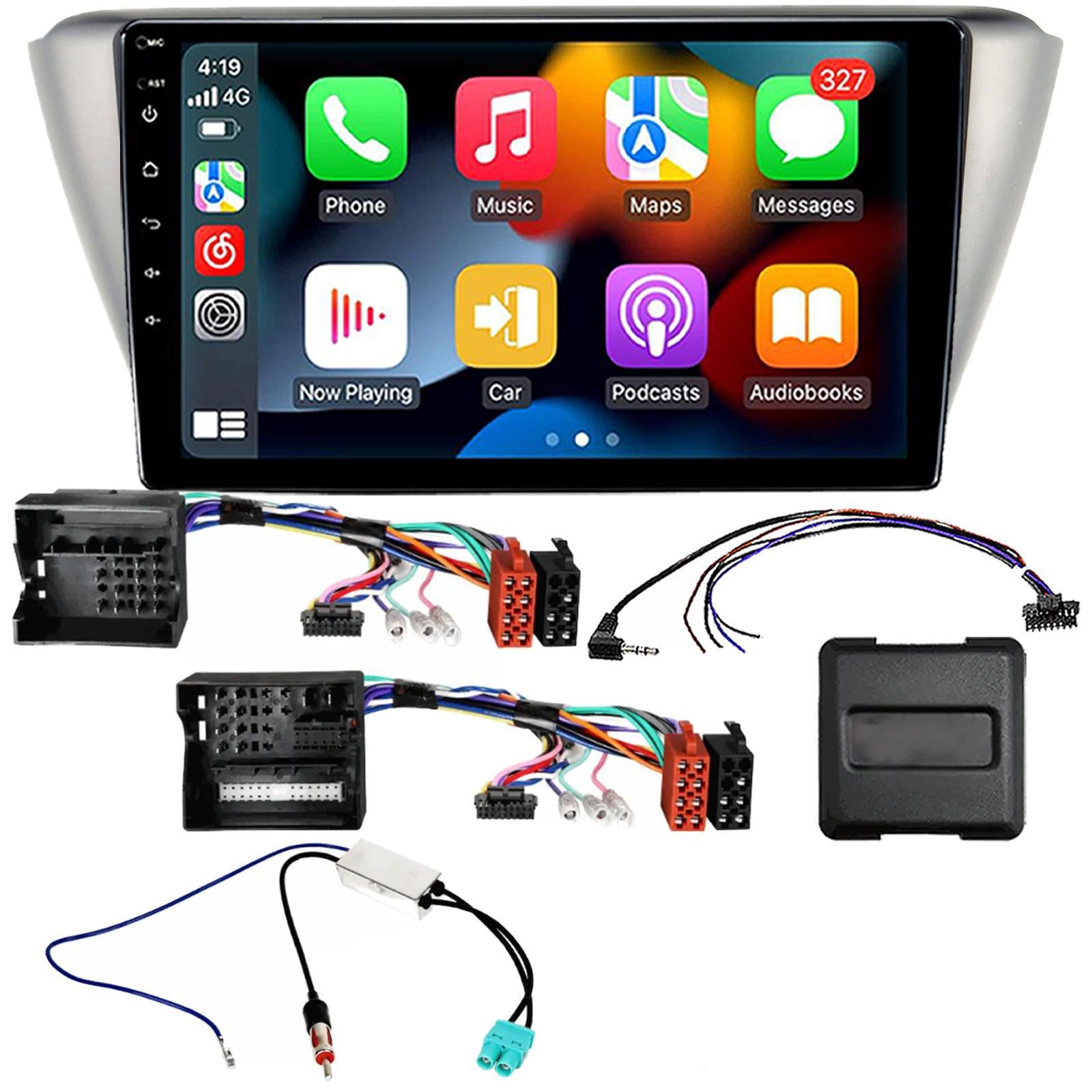 Kenwood 9" CarPlay Android Car Stereo Kit For Skoda Fabia 2014 Onwards