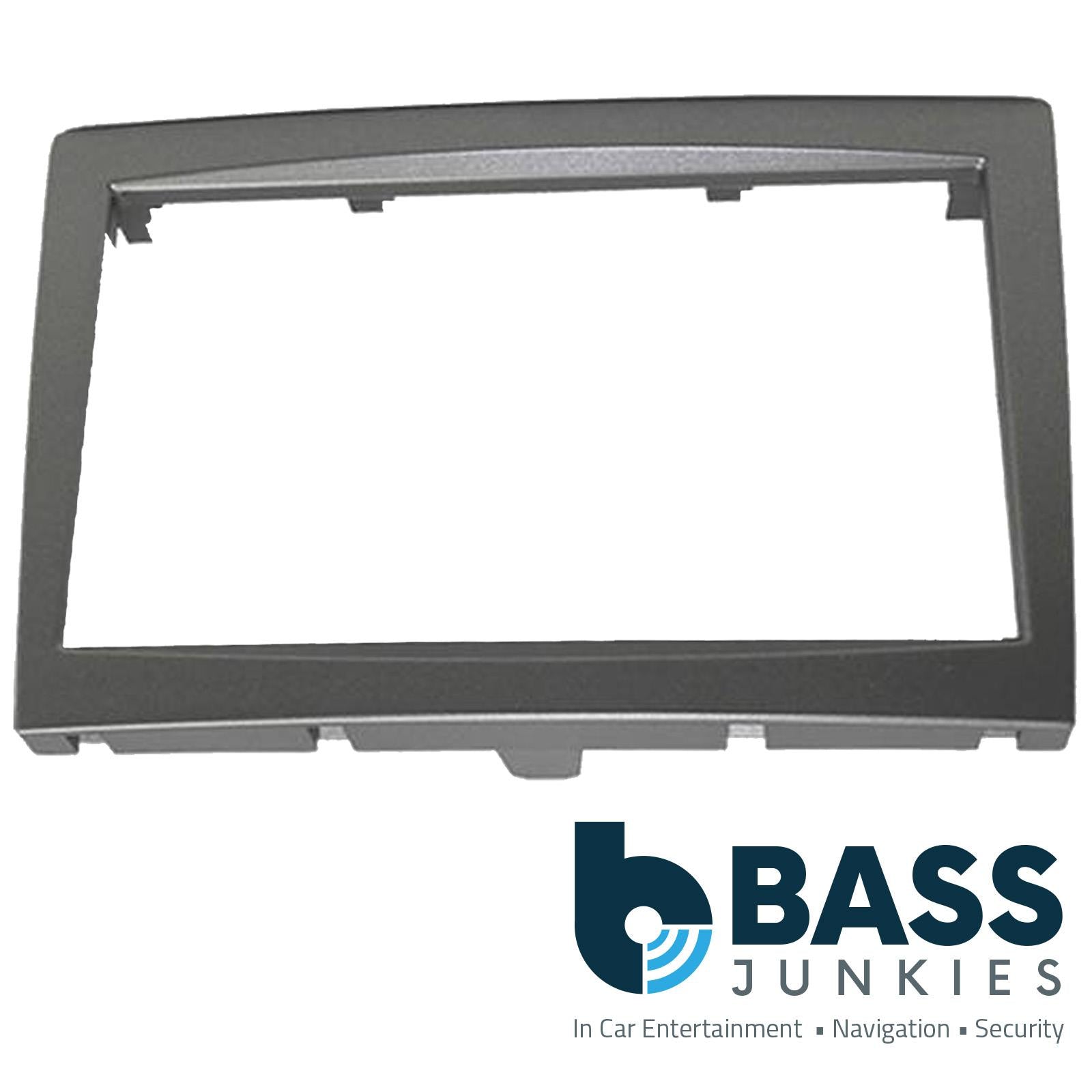 Connects2 CT23PO03 Porsche 911 Boxster Cayman Car Stereo Grey Double Din Fascia Panel