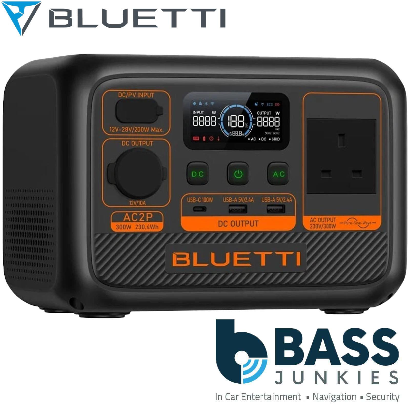BLUETTI AC2P - Premium Portable Battery Power Station 300W 230Wh