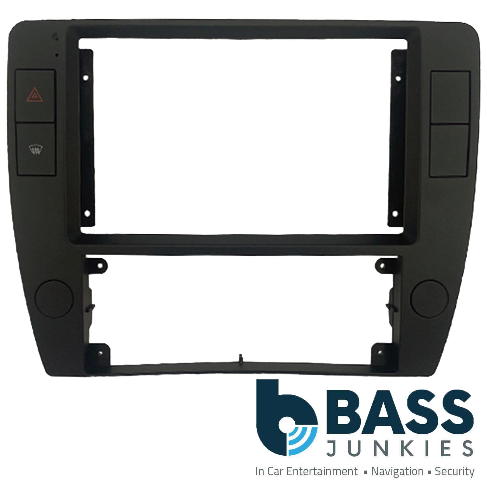 For Volkswagen Polo Black 2014On Fascia Panel Interface For 9" Android Car Radio