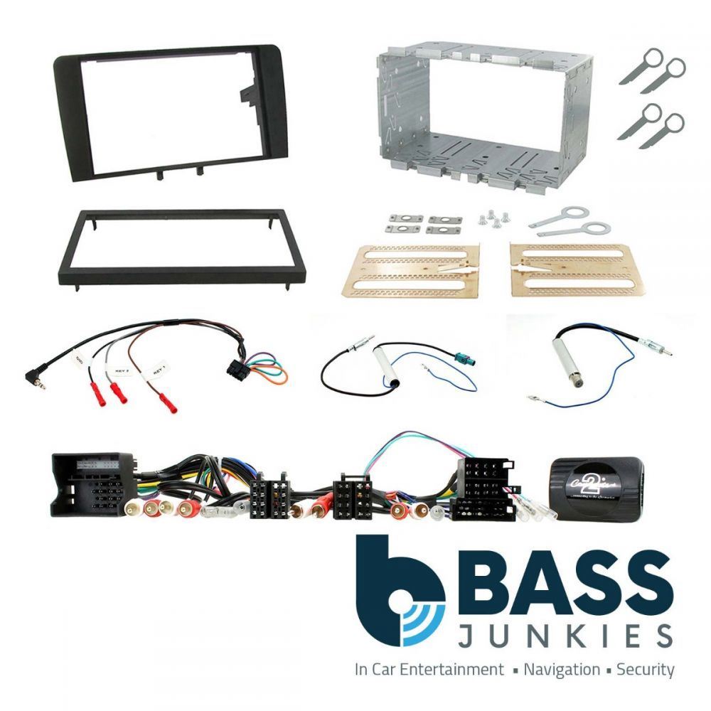 Connects2 CTKAU01 Audi A3 2003-2012 Car Stereo Double Din Fascia Steering Stalk Interface